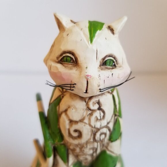 Jim Shore Heartwood Creek "Felicity" Cat Figure 114423T 2003 Retired Vintage - Picture 3 of 9
